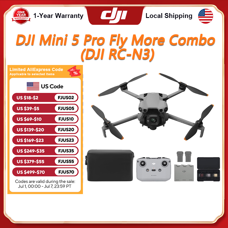 Drone Camera Vlog - DJI Mini 5 Pro Drone Fly