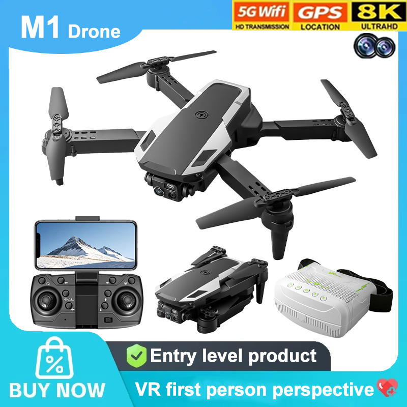 M1 Foldable Drone HD Camera Op - Drone Camera Wide Angle บทวิจารณ์และราคา
