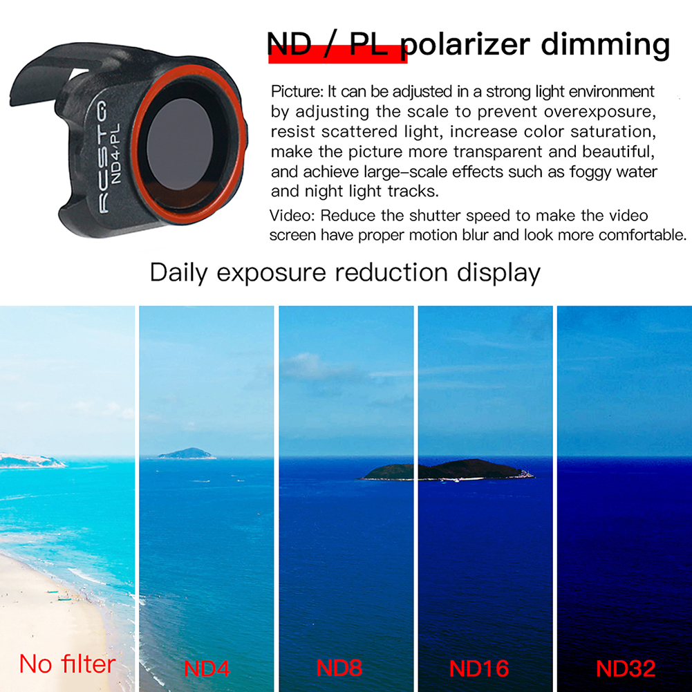 For DJI Mini 2 Camera Lens Fil - Drone Camera Filter บทวิจารณ์และราคา