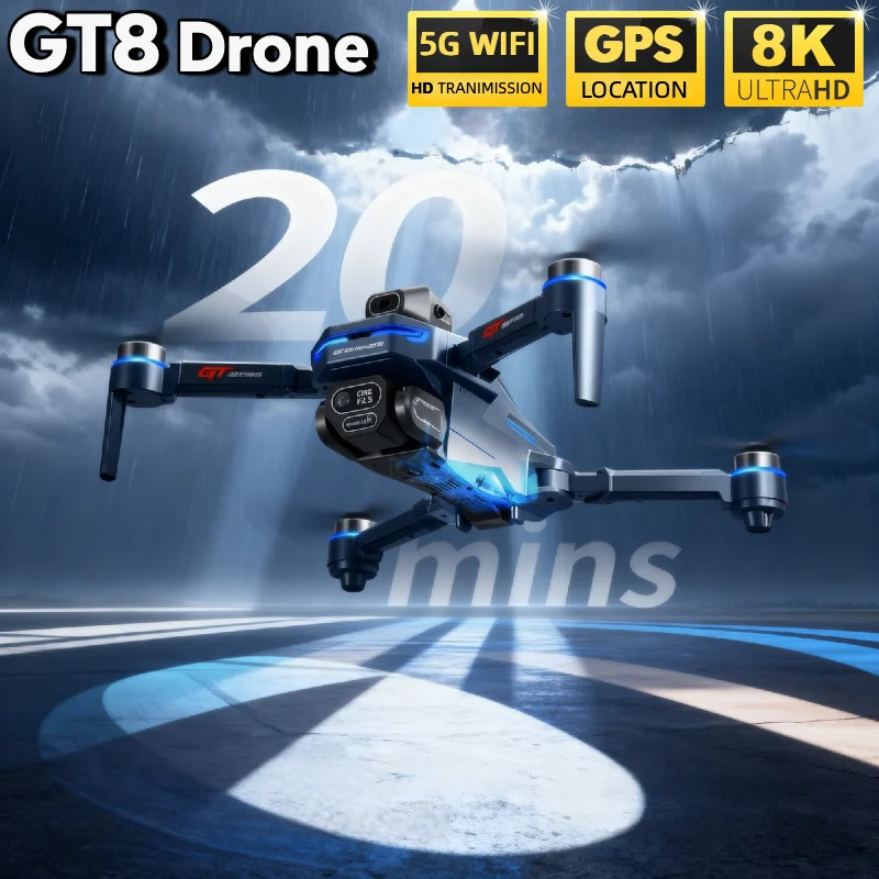 HOT For LSRC GT8 Drone 4K Prof - Drone Camera 4K บทวิจารณ์และราคา