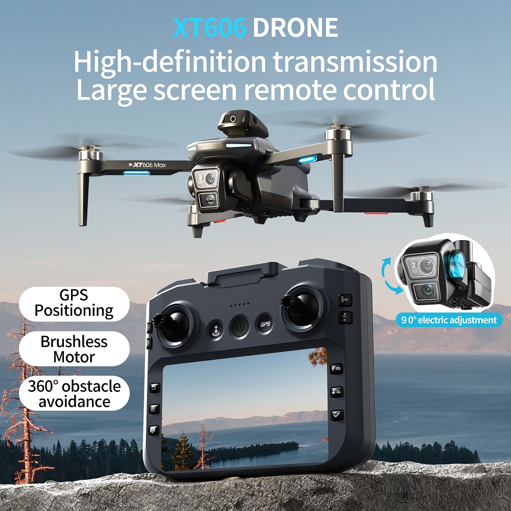 XT606 MAX 3 battery Drone 4k 8 - Drone Camera Thermal บทวิจารณ์และราคา