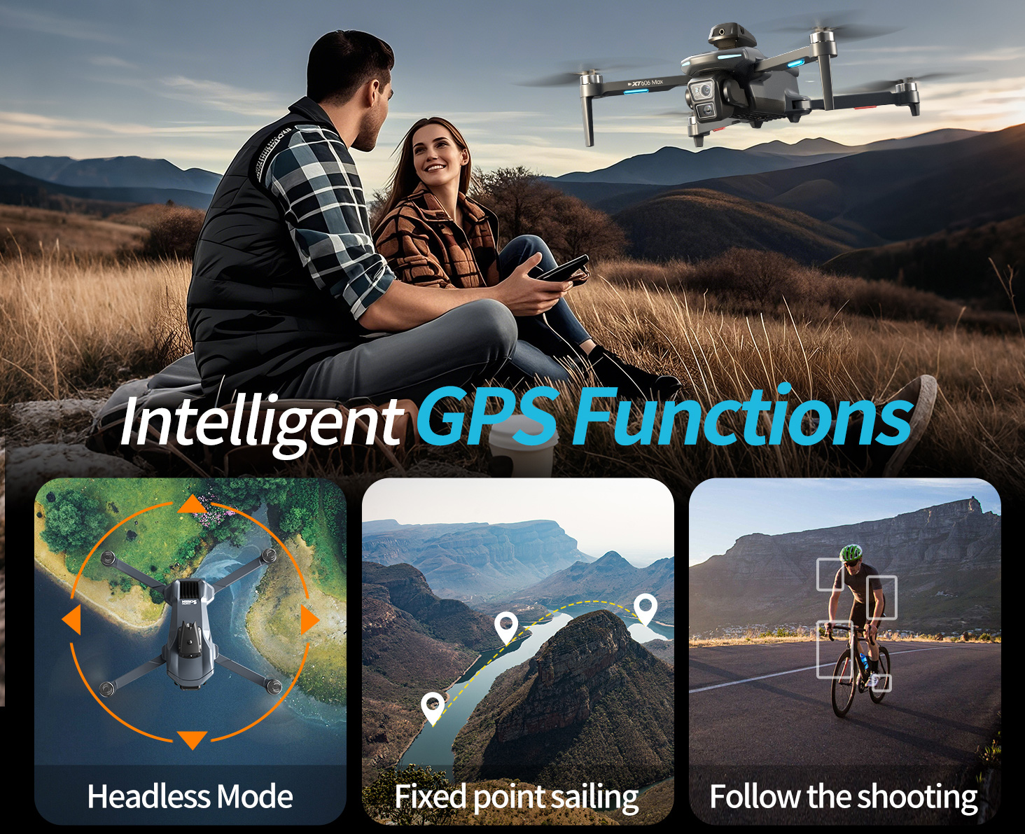 XT606 MAX 3 battery Drone 4k 8 - Drone Camera Thermal บทวิจารณ์และราคา