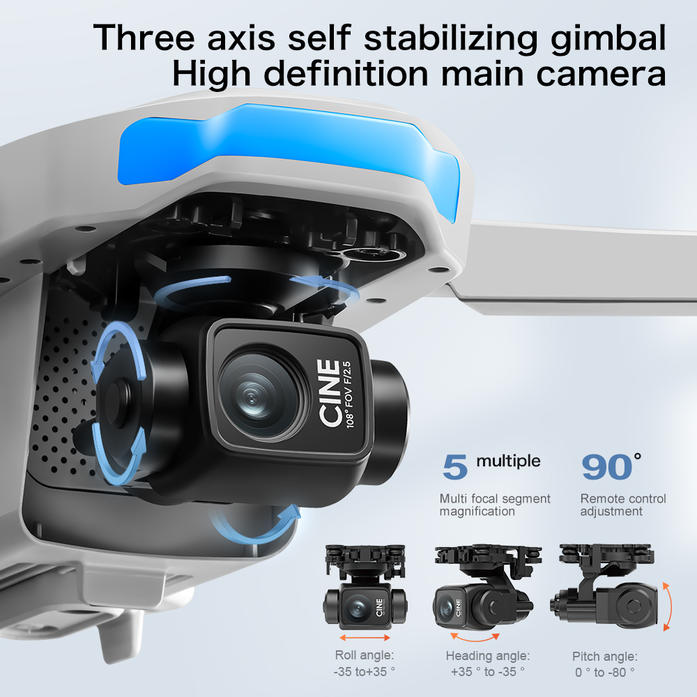 S-X1 MAX GPS Drone with 3-Axis - Drone Camera Thermal บทวิจารณ์และราคา