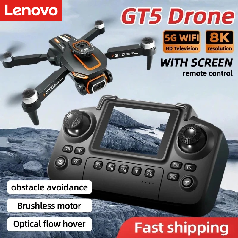 Lenovo GT5 Mini Drone 4K HD du - Drone Camera Wide Angle บทวิจารณ์และราคา