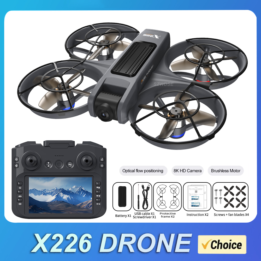 NEW X226 RC Drone 2.4G 5G WIFI - Drone Camera 4K บทวิจารณ์และราคา