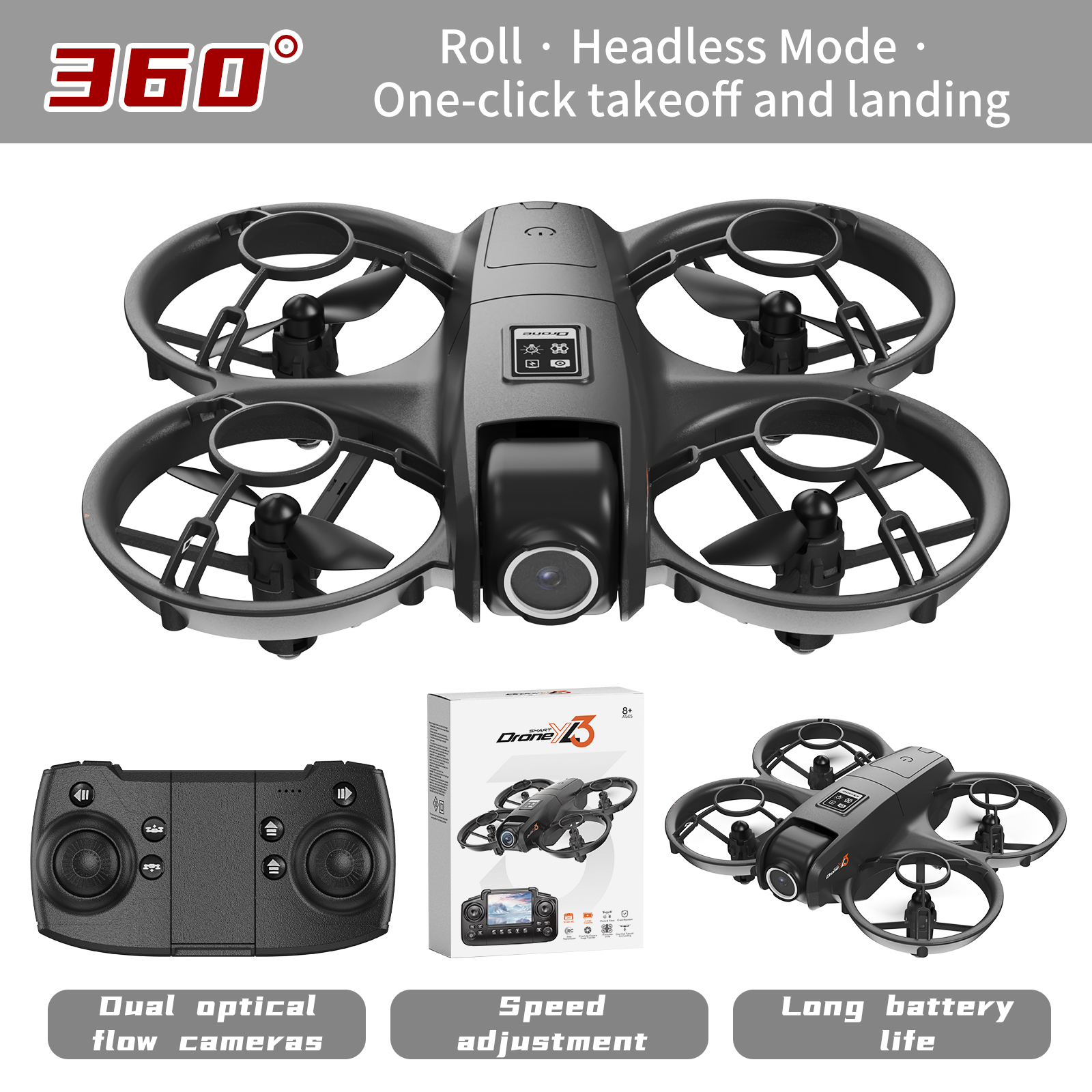 YL3 Remote-Controlled Drone wi - Drone Camera Lens บทวิจารณ์และราคา