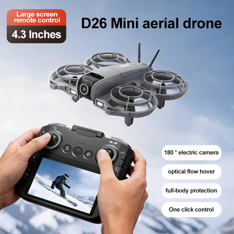 D26 Drone 4K Aerial HD 180° Ca - Drone Camera Night Vision บทวิจารณ์และราคา