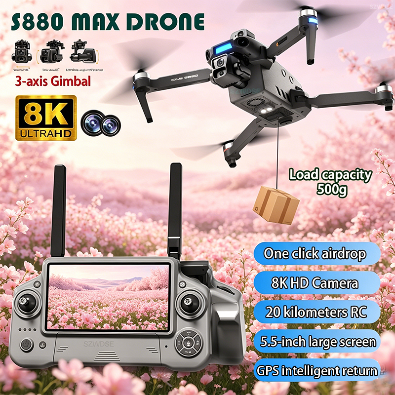 2026 New 8K Dual Camera Drone  - Drone Camera 4K บทวิจารณ์และราคา