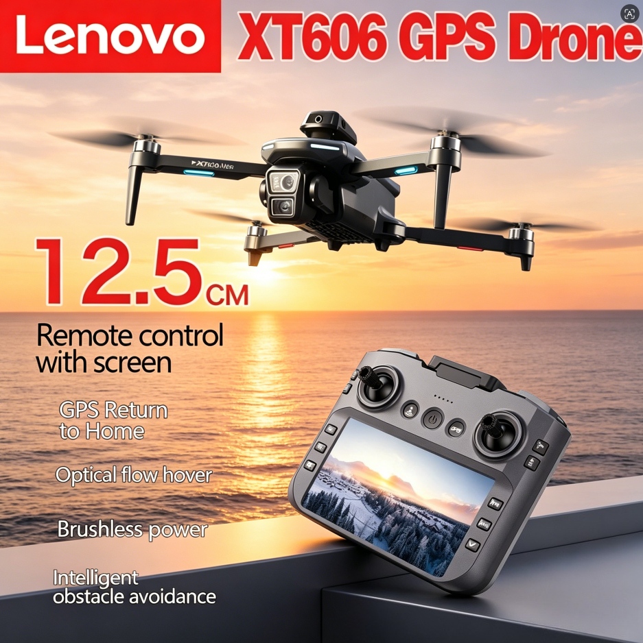 Lenovo XT606 MAX GPS Drone 4k  - Drone Camera Thermal บทวิจารณ์และราคา