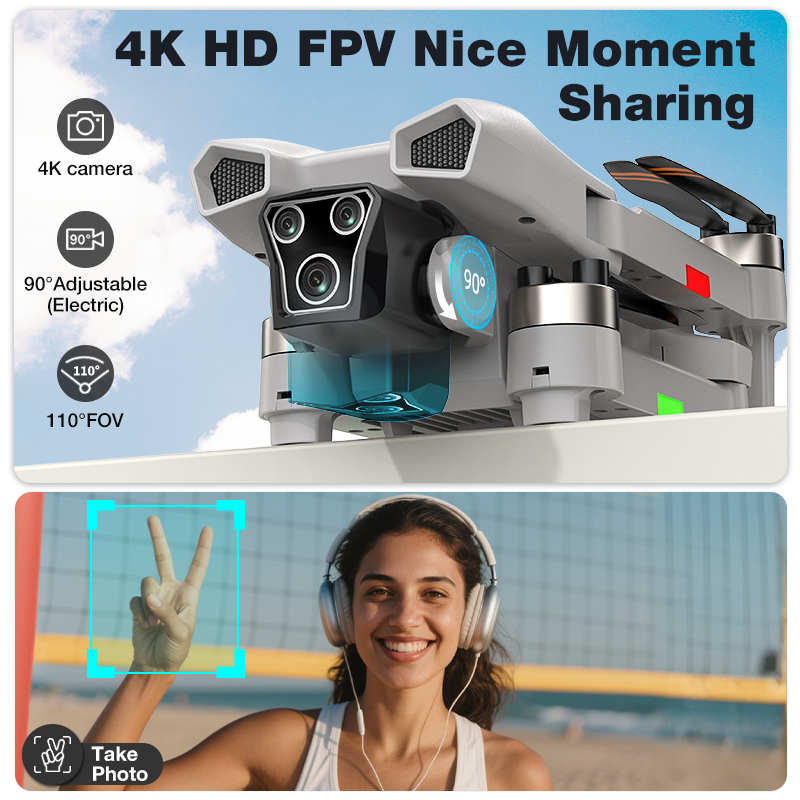 NEW Hot L017 Pro Drone Brushle - Drone Camera Professional บทวิจารณ์และราคา
