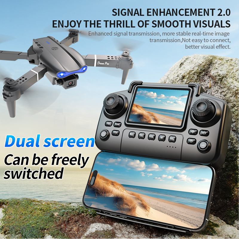 E99 PRO Drone Screen Control A - Drone Camera Professional บทวิจารณ์และราคา