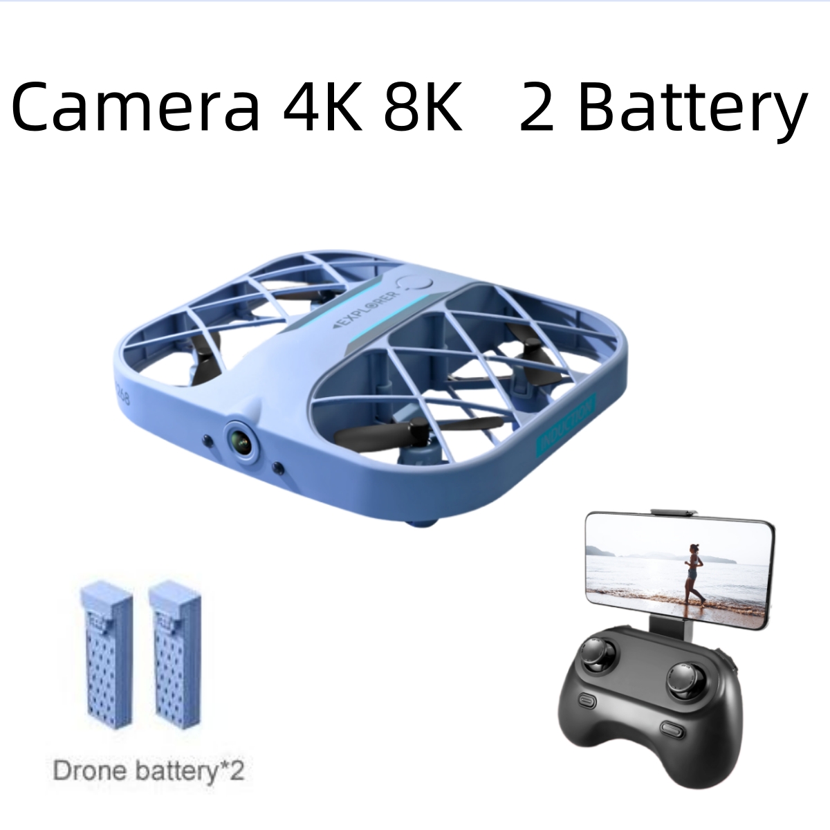 JJRC H107 FPV RC Drone with 2  - Drone Camera 4K บทวิจารณ์และราคา